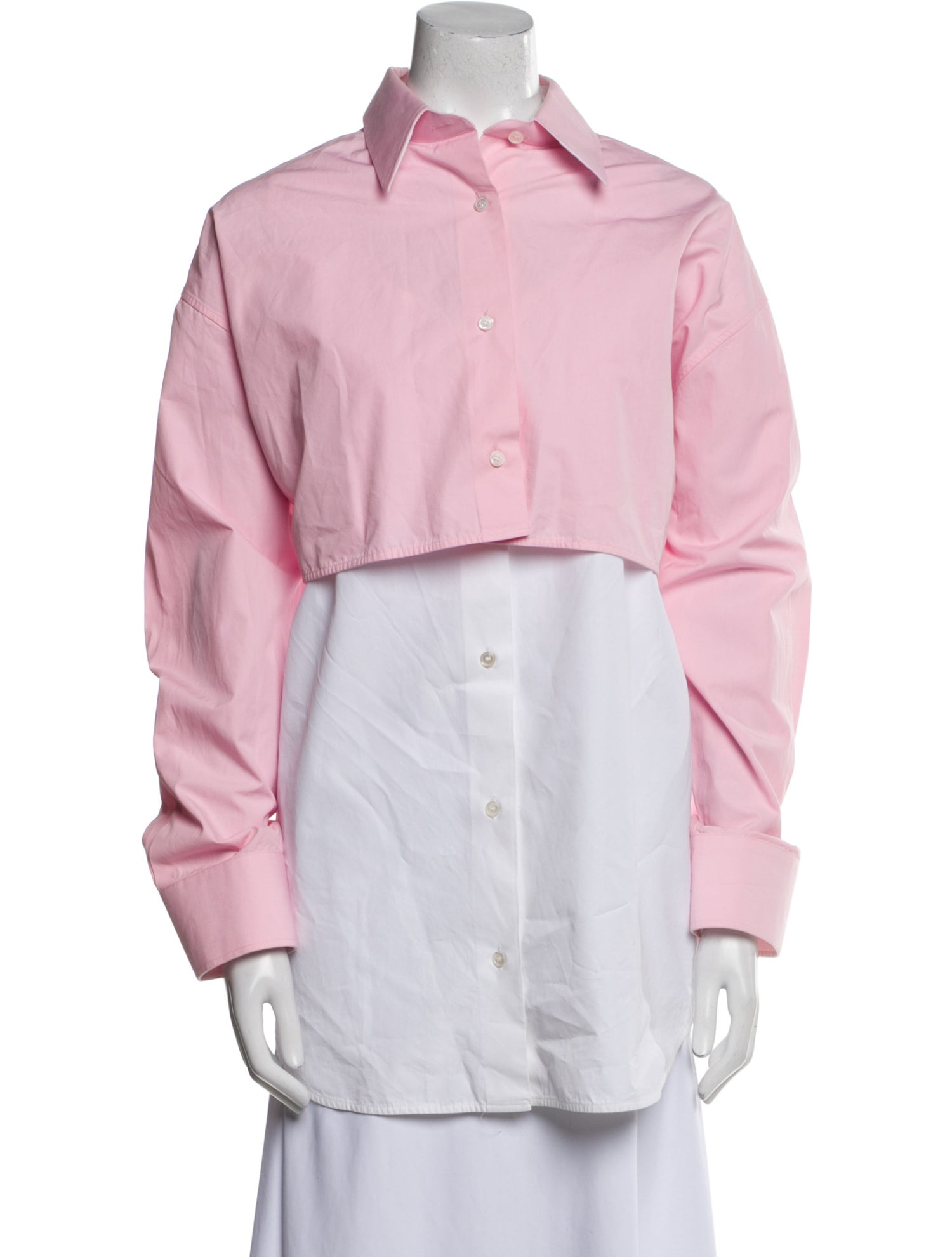 Calvin Klein 205W39NYC Long Sleeve Button-Up Top