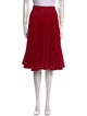 Calvin Klein 205W39NYC Pleated Accents Knee-Length Skirt