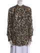 Calvin Klein 205W39NYC Silk Animal Print Tunic