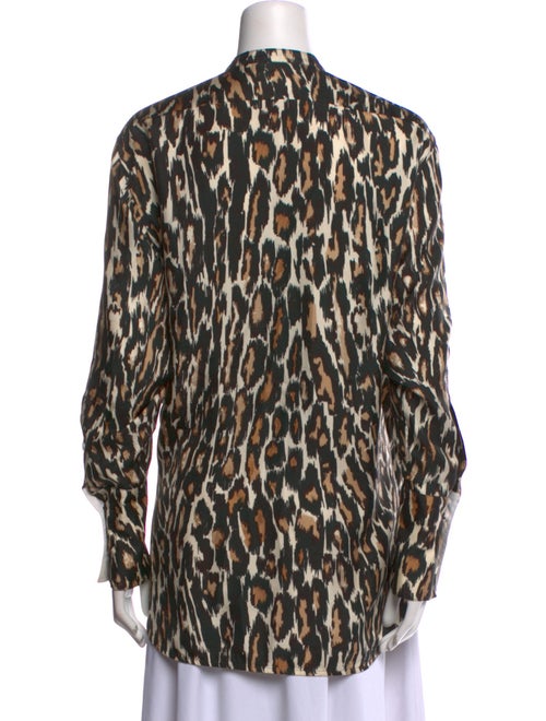 Calvin Klein 205W39NYC Silk Animal Print Tunic