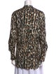 Calvin Klein 205W39NYC Silk Animal Print Tunic