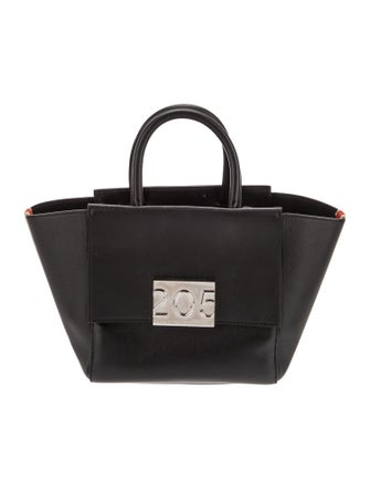 Calvin Klein 205W39NYC Leather Top Handle Bag