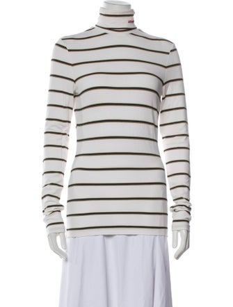 Calvin Klein 205W39NYC Striped Turtleneck Sweatshirt