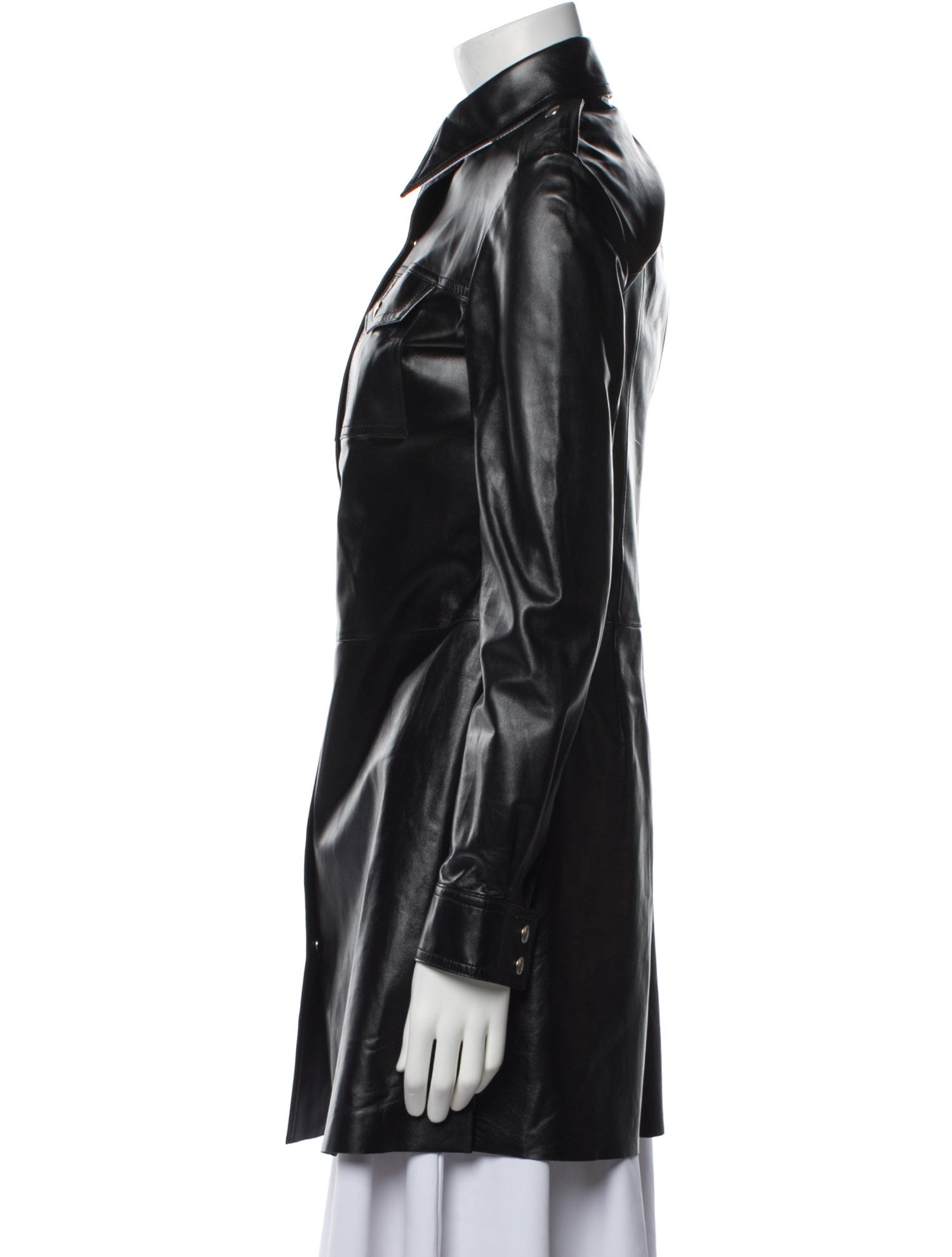 Calvin Klein 205W39NYC Leather Biker Jacket