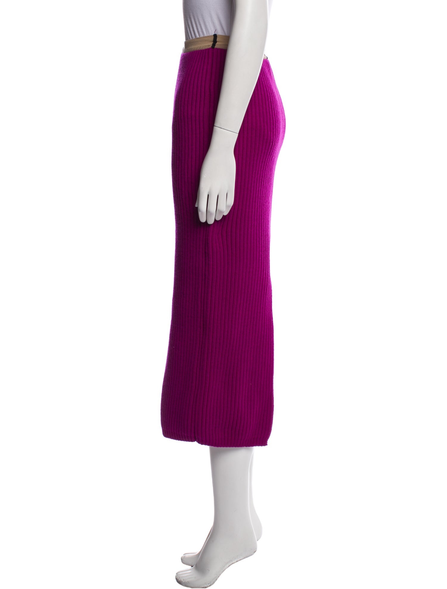 Calvin Klein 205W39NYC Wool Midi Length Skirt