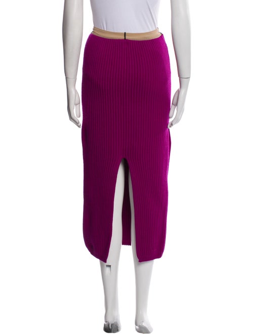 Calvin Klein 205W39NYC Wool Midi Length Skirt