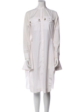 Calvin Klein 205W39NYC Mock Neck Knee-Length Dress