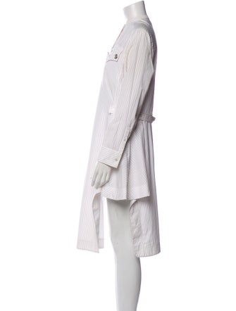 Calvin Klein 205W39NYC Mock Neck Knee-Length Dress