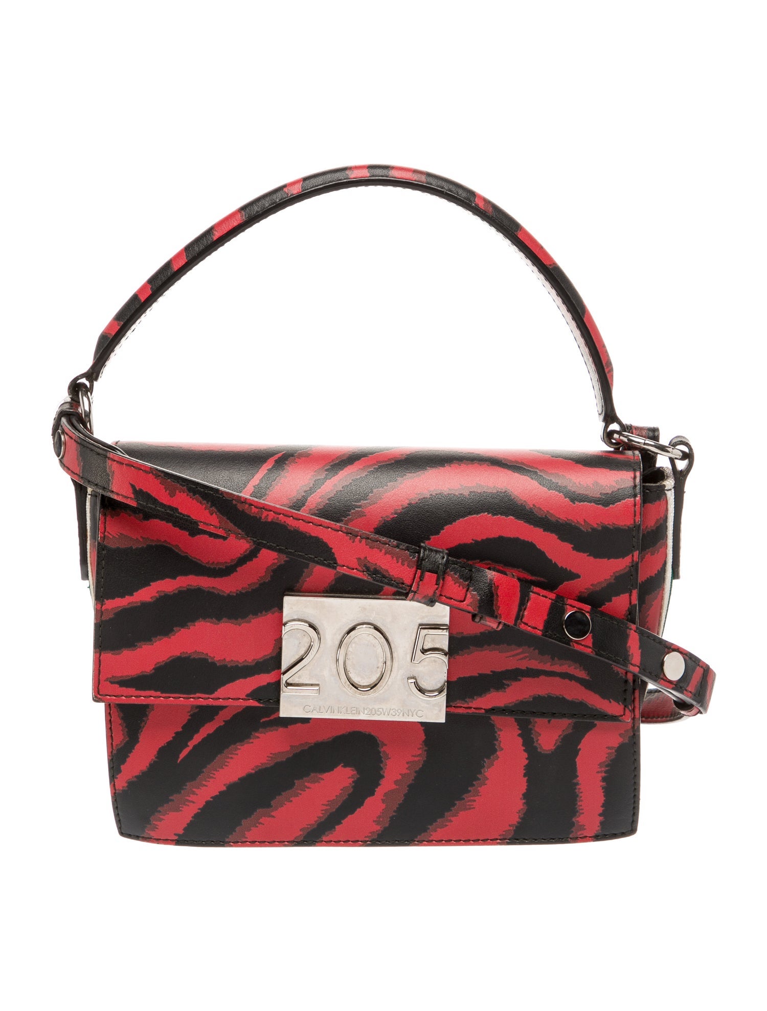 Calvin Klein 205W39NYC Leather Top Handle Bag