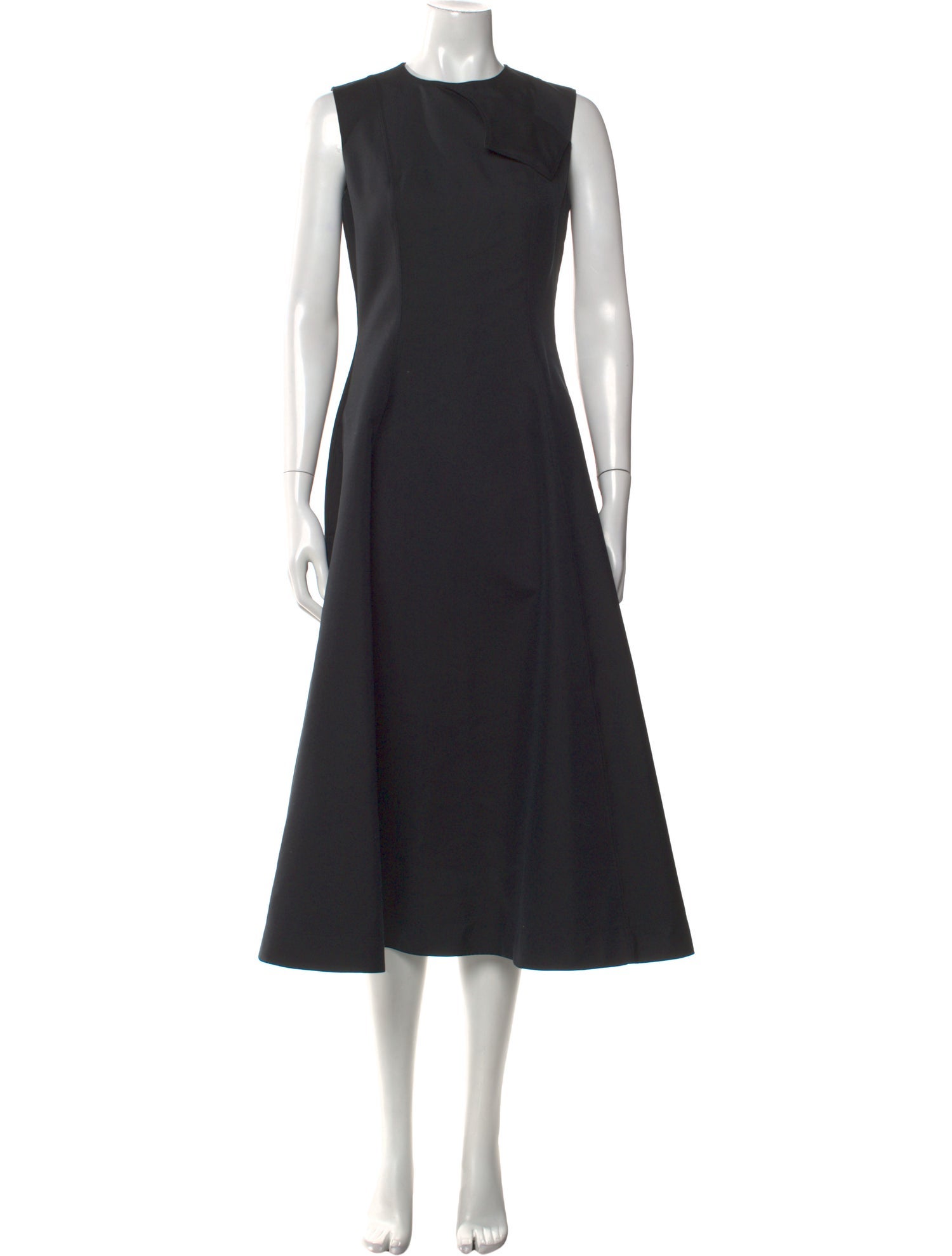 Calvin Klein 205W39NYC Crew Neck Long Dress