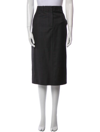 Calvin Klein 205W39NYC Wool Midi Length Skirt