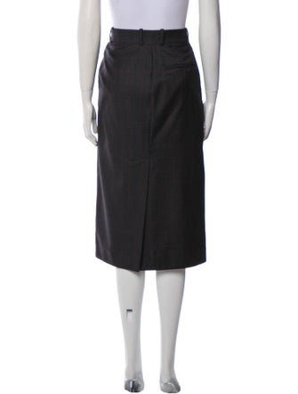 Calvin Klein 205W39NYC Wool Midi Length Skirt