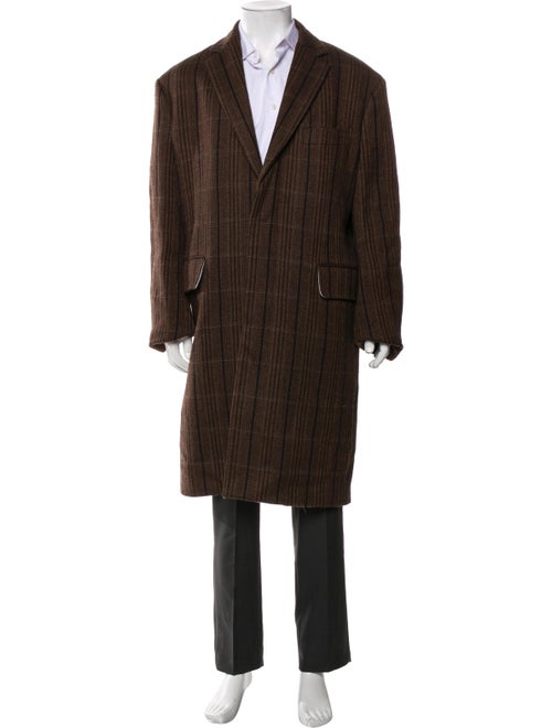 Calvin Klein 205W39NYC Virgin Wool Printed Overcoat