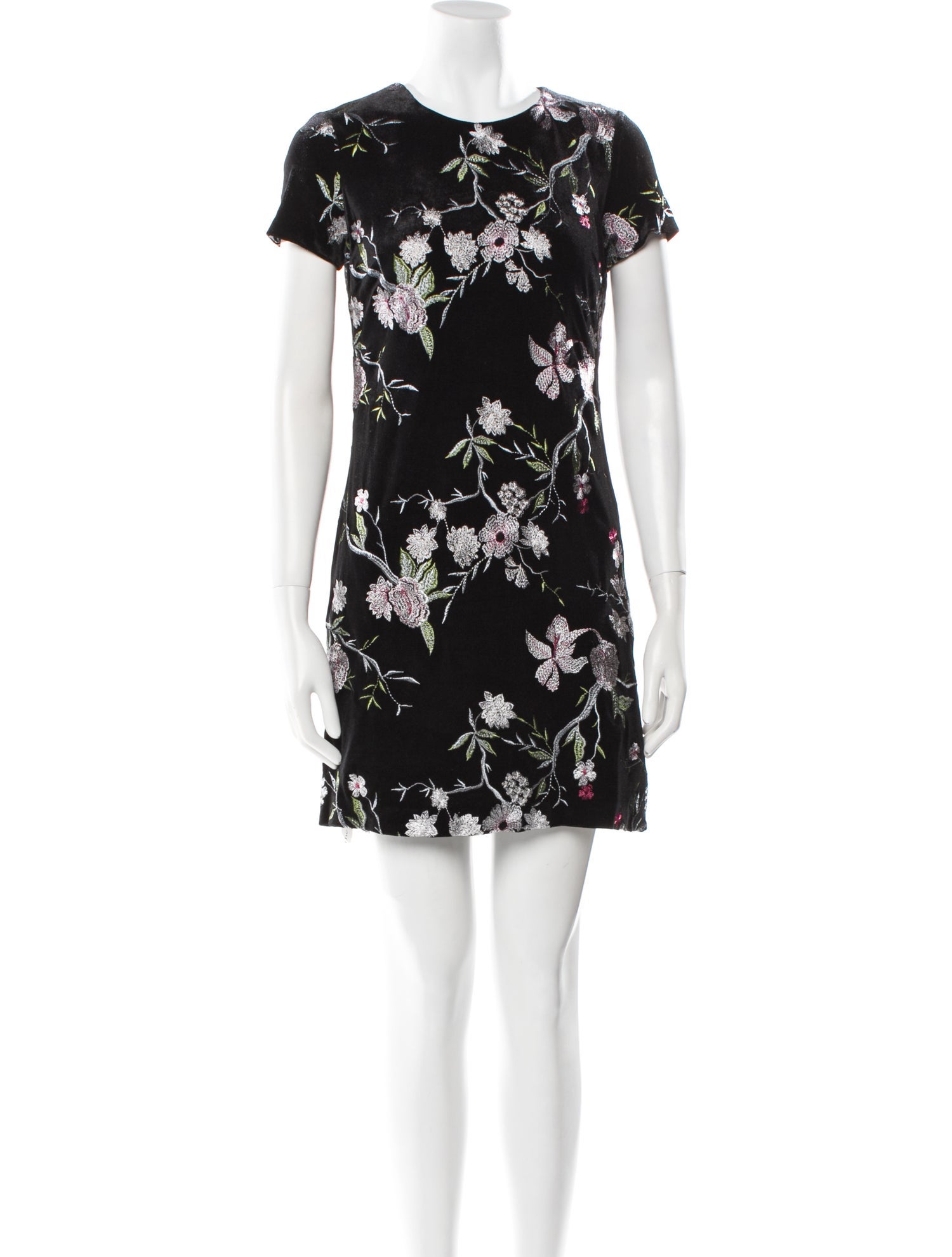 Calvin Klein 205W39NYC Floral Print Mini Dress