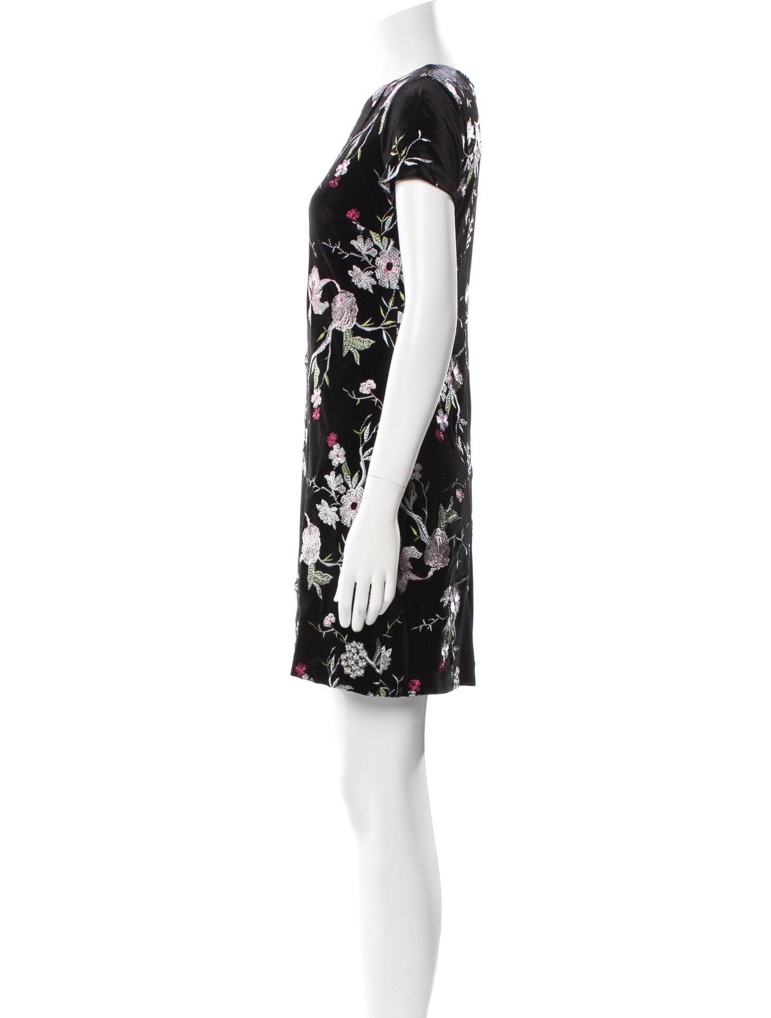 Calvin Klein 205W39NYC Floral Print Mini Dress