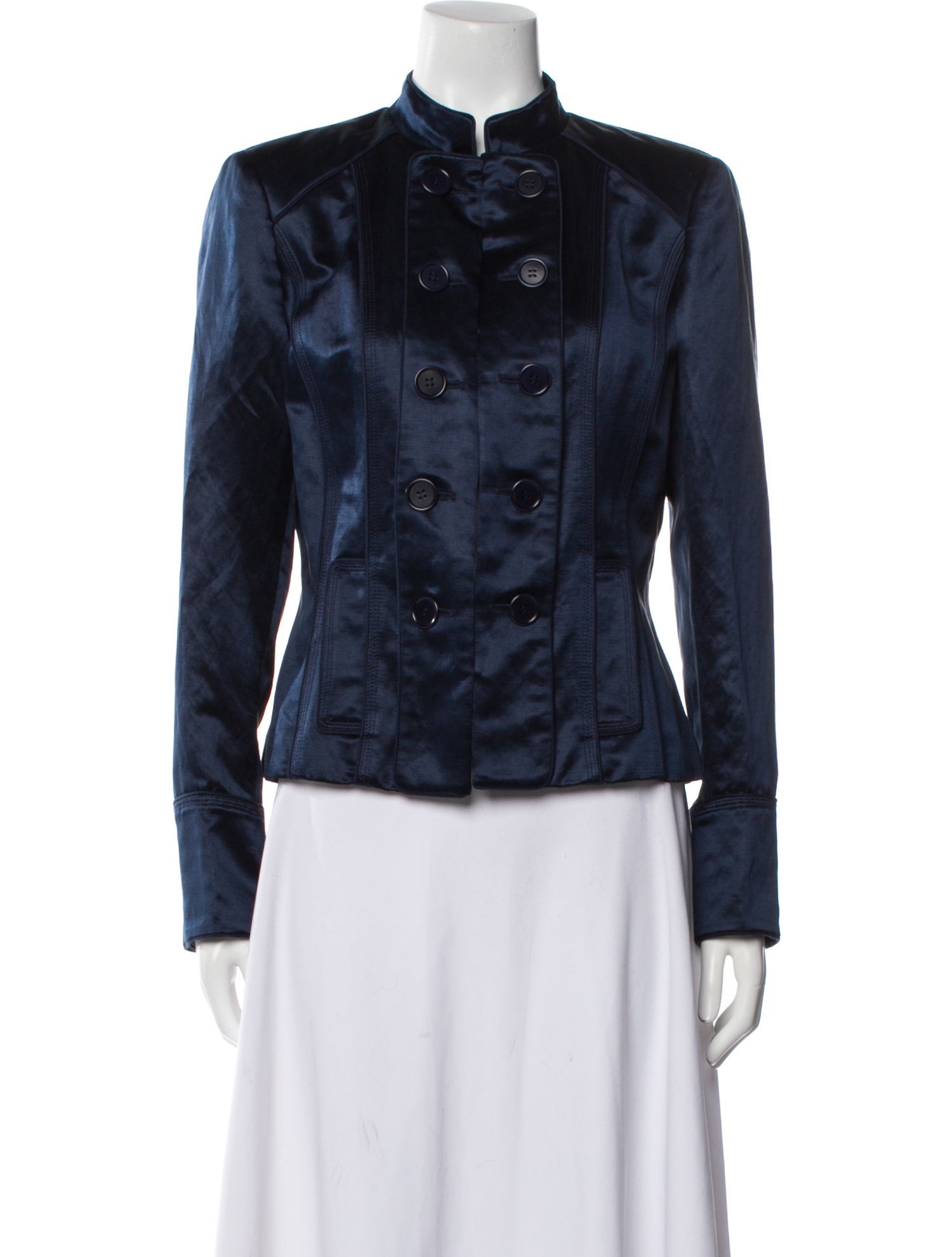 Calvin Klein 205W39NYC Linen Evening Jacket