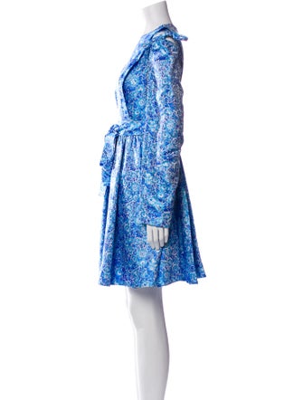 Calvin Klein 205W39NYC Floral Print Knee-Length Dress