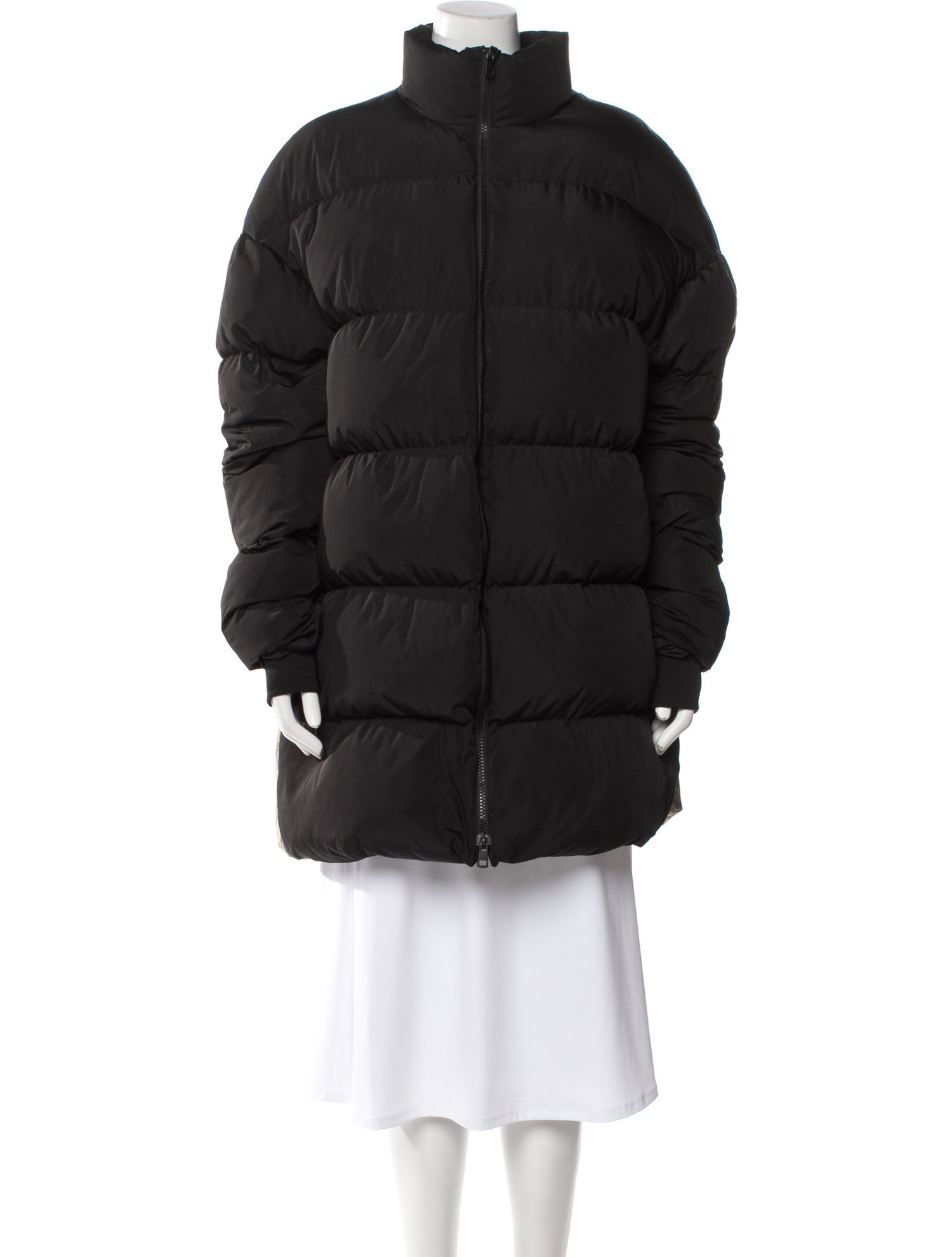 Calvin Klein 205W39NYC Leather Down Coat