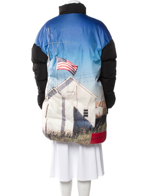 Calvin Klein 205W39NYC Leather Down Coat