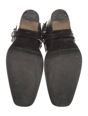 Calvin Klein 205W39NYC Leather Whipstitch Trim Chelsea Boots