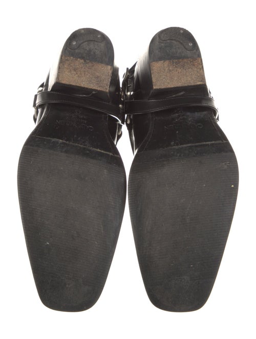 Calvin Klein 205W39NYC Leather Whipstitch Trim Chelsea Boots