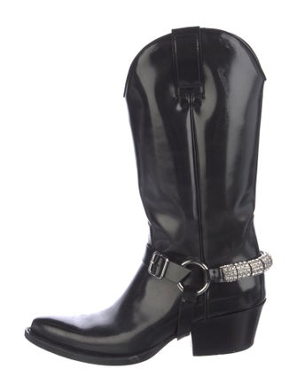 Calvin Klein 205W39NYC Patent Leather Western Boots