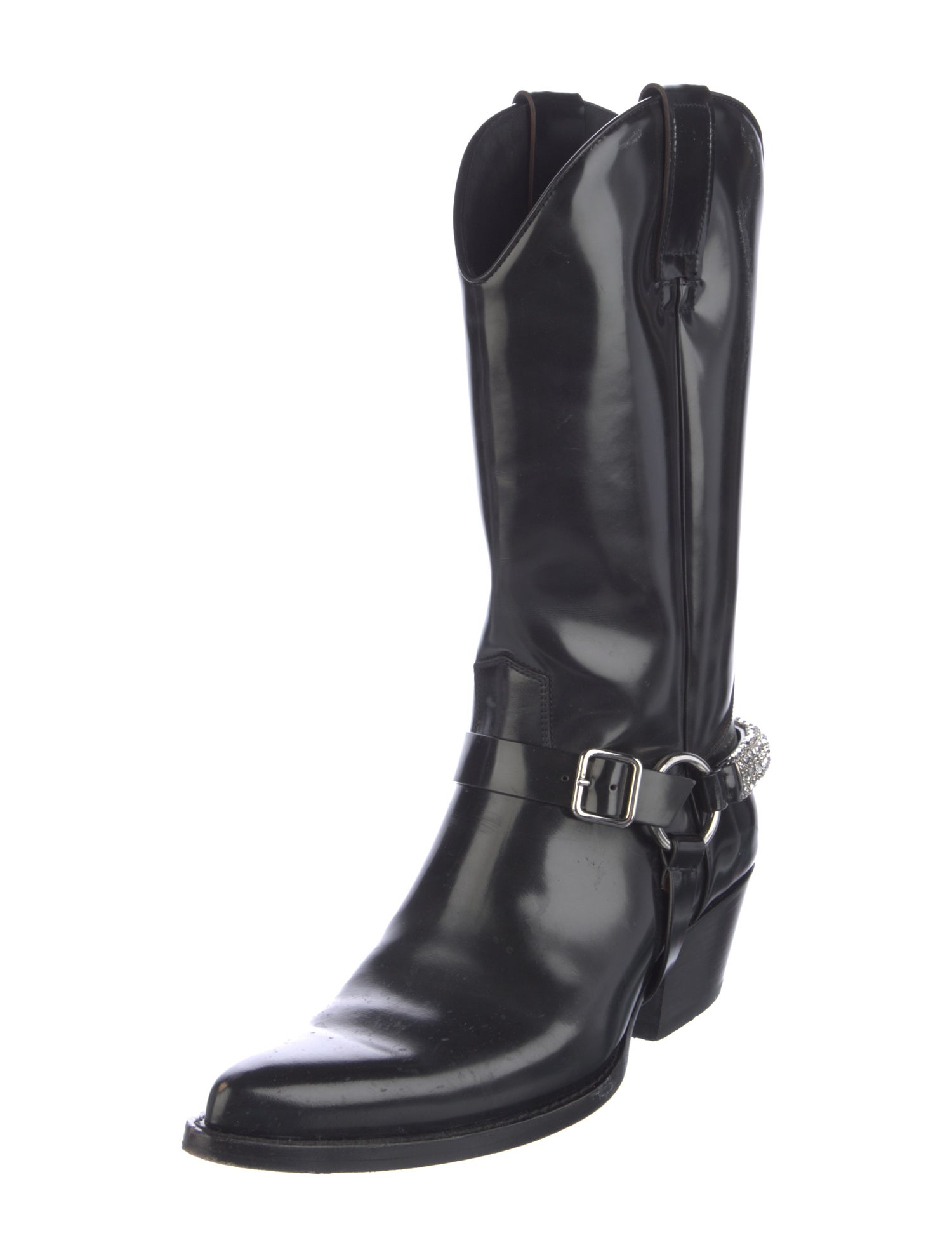 Calvin Klein 205W39NYC Patent Leather Western Boots