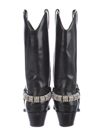 Calvin Klein 205W39NYC Patent Leather Western Boots
