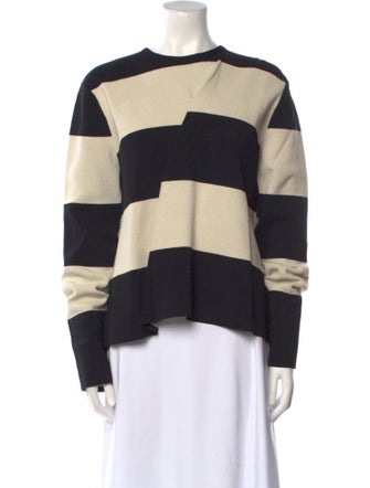 Calvin Klein 205W39NYC Striped Crew Neck Sweater
