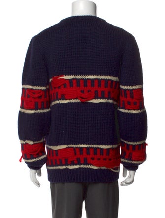 Calvin Klein 205W39NYC Wool Striped Pullover
