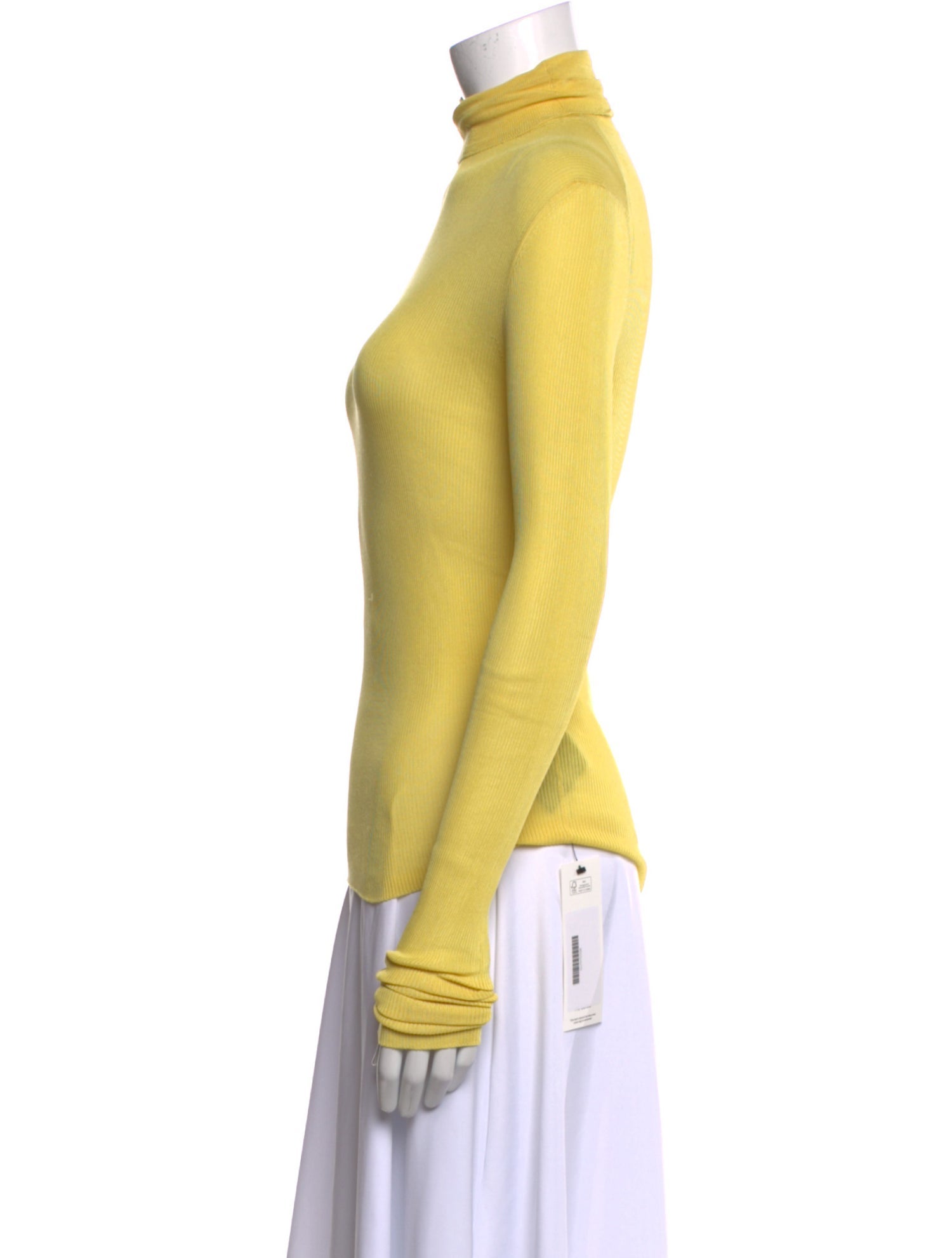 Calvin Klein 205W39NYC Silk Turtleneck Top