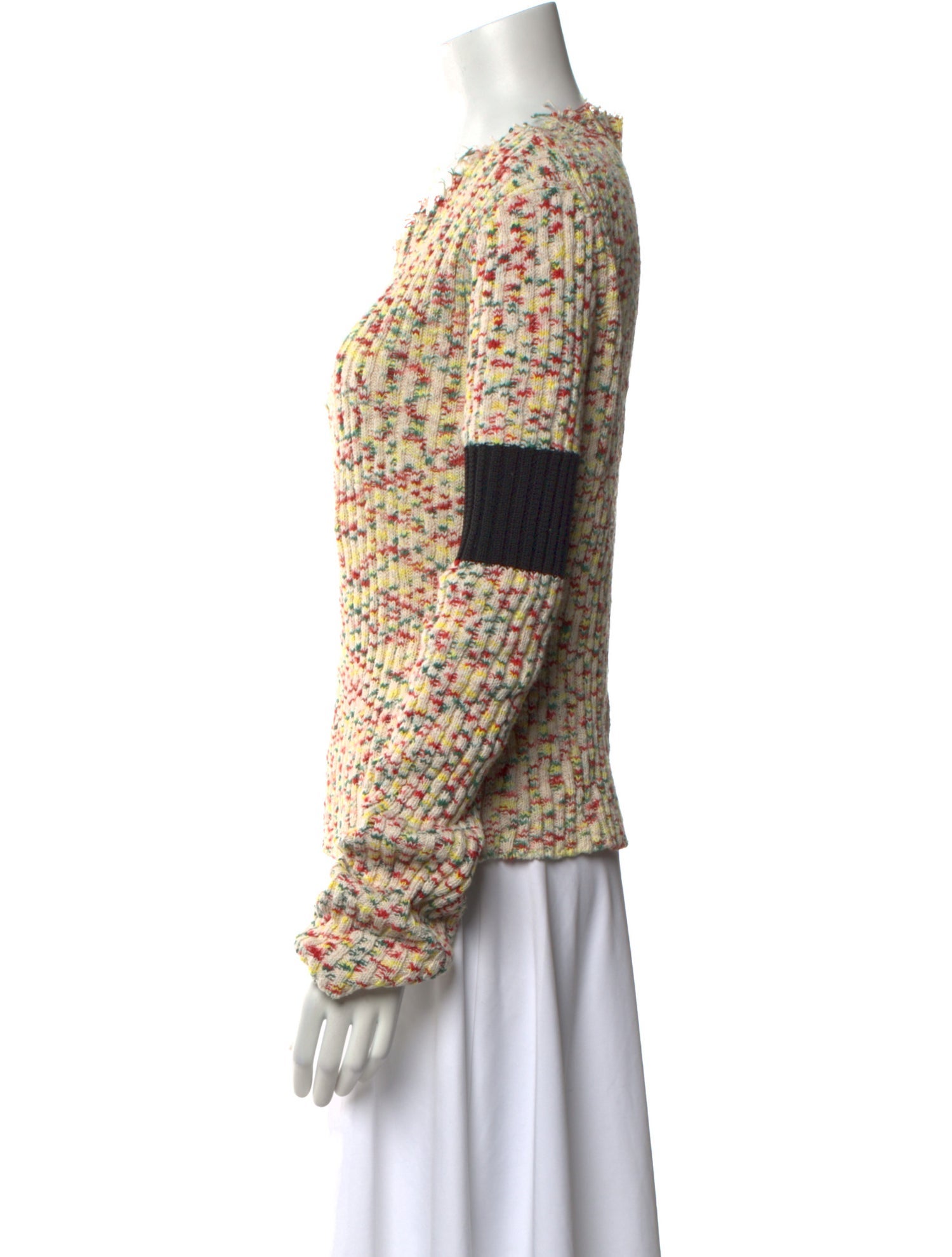 Calvin Klein 205W39NYC Striped Scoop Neck Sweater