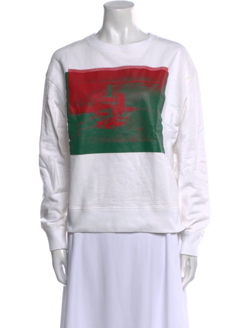 Calvin Klein 205W39NYC Graphic Print Crew Neck Sweatshirt