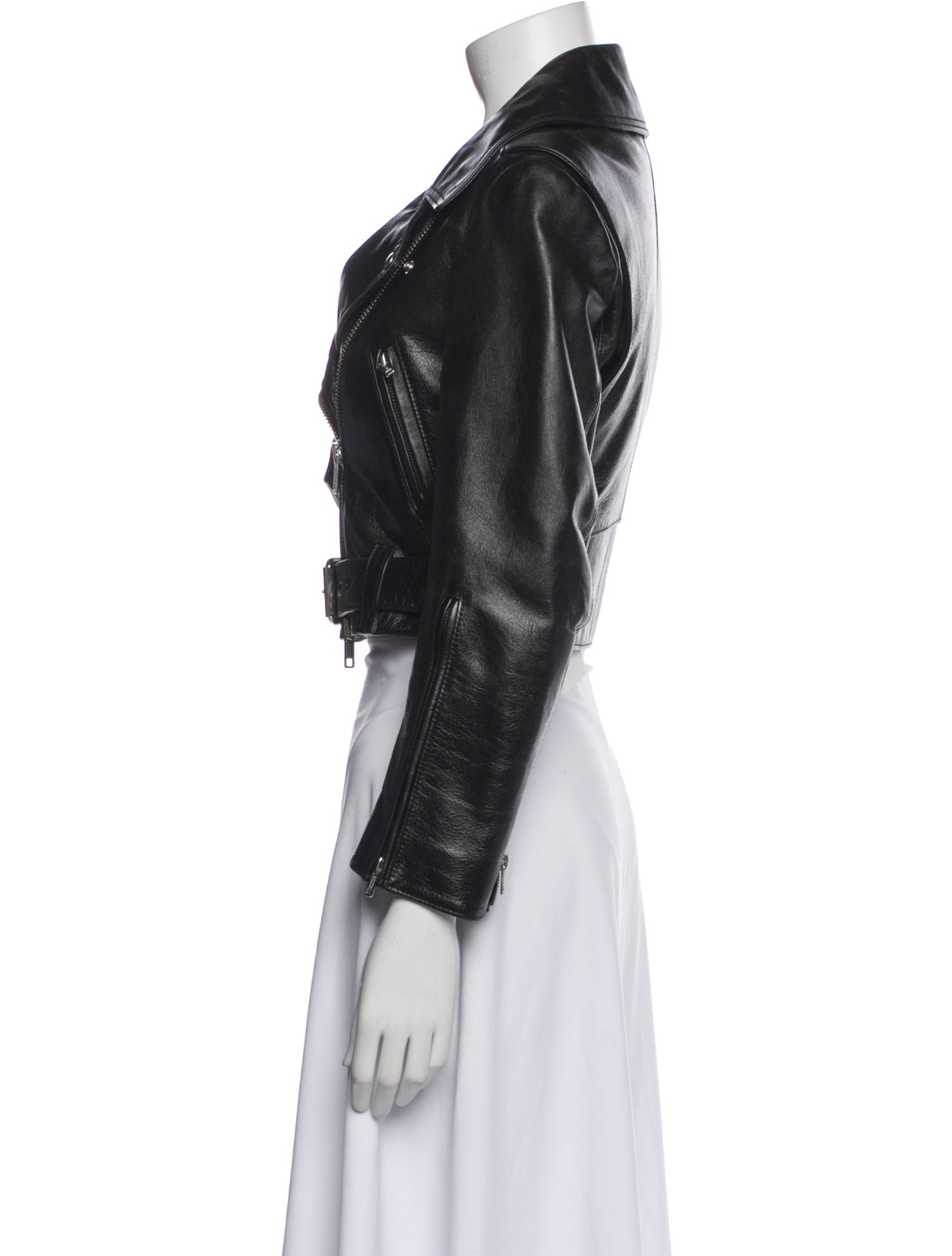 Calvin Klein 205W39NYC Leather Biker Jacket