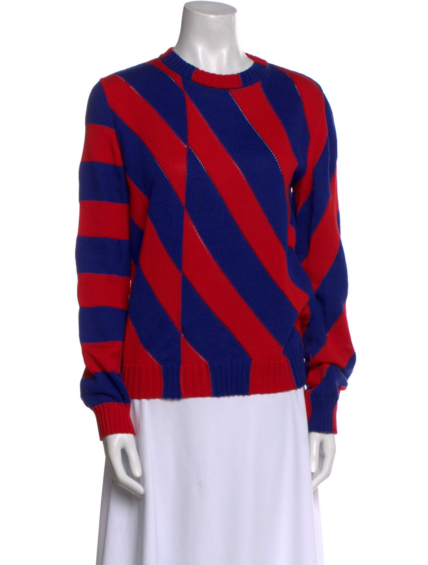 Calvin Klein 205W39NYC Striped Crew Neck Sweater