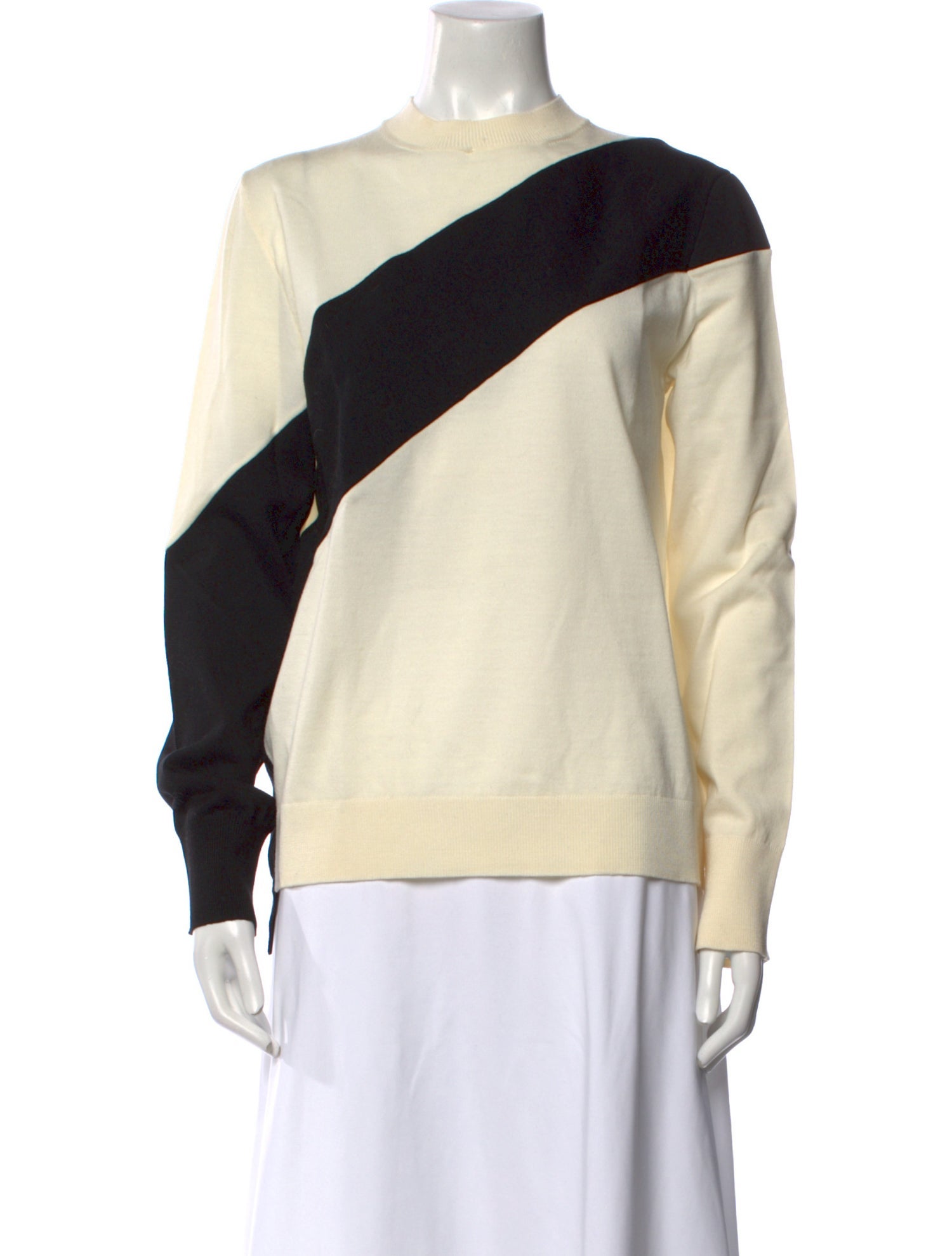 Calvin Klein 205W39NYC Virgin Wool Mock Neck Sweatshirt