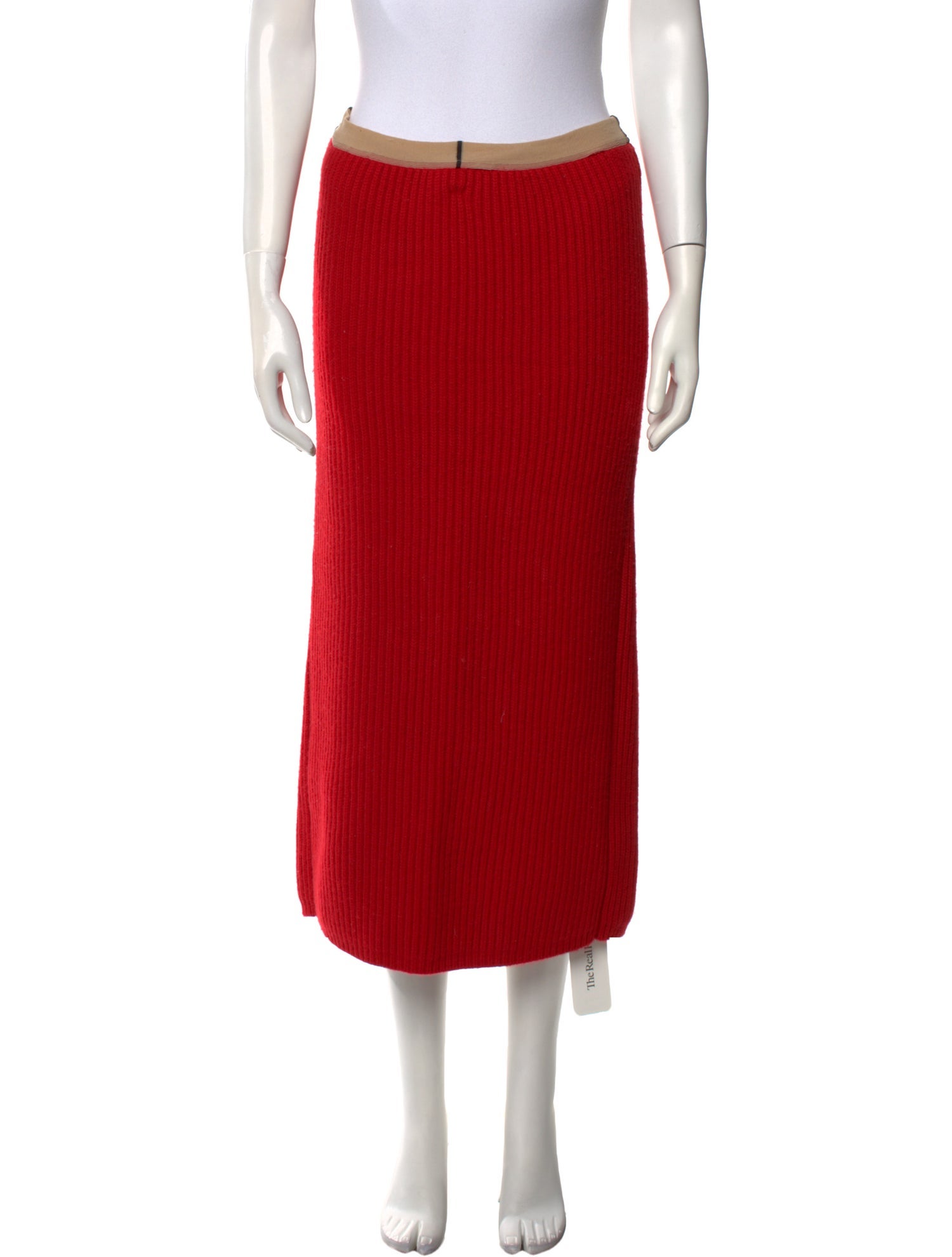 Calvin Klein 205W39NYC Virgin Wool Midi Length Skirt