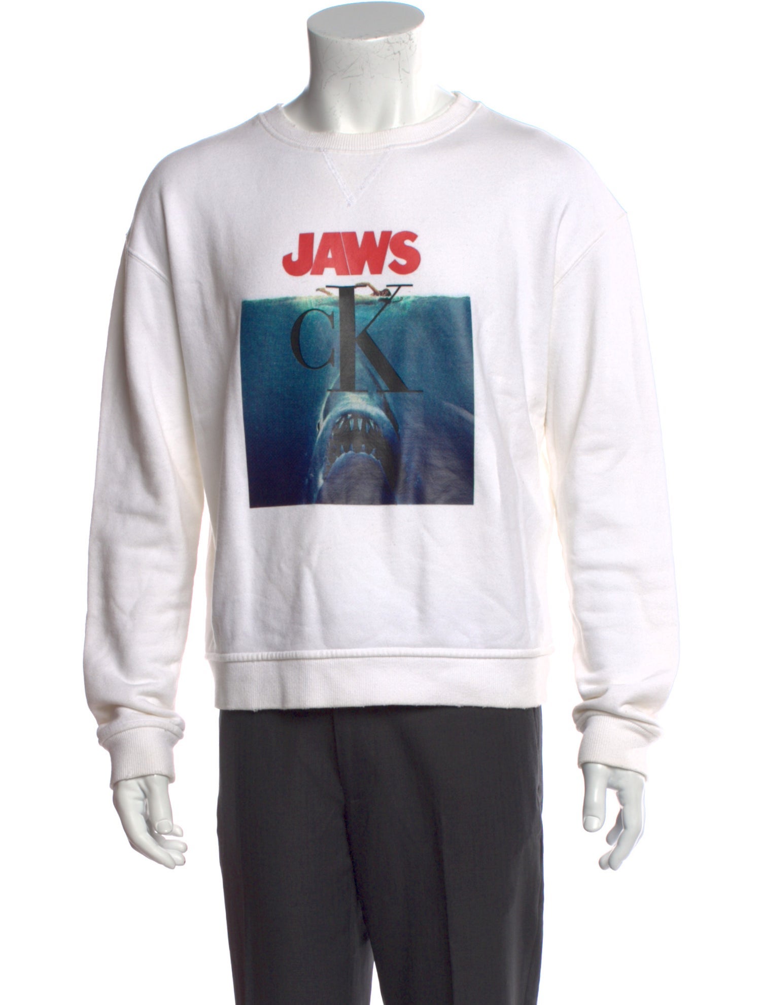 Calvin Klein 205W39NYC Graphic Print Crew Neck Sweatshirt