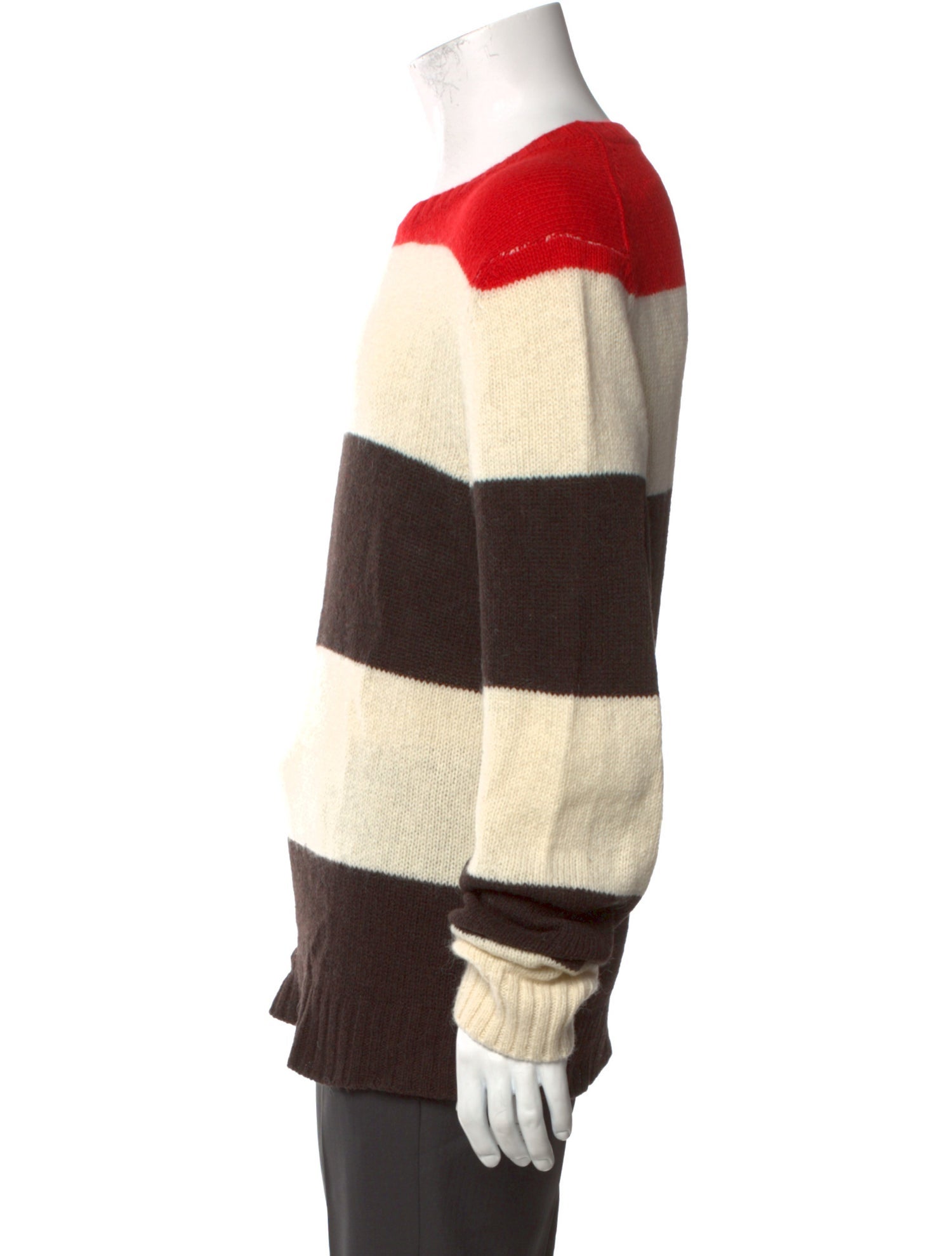 Calvin Klein 205W39NYC Wool Colorblock Pattern Pullover