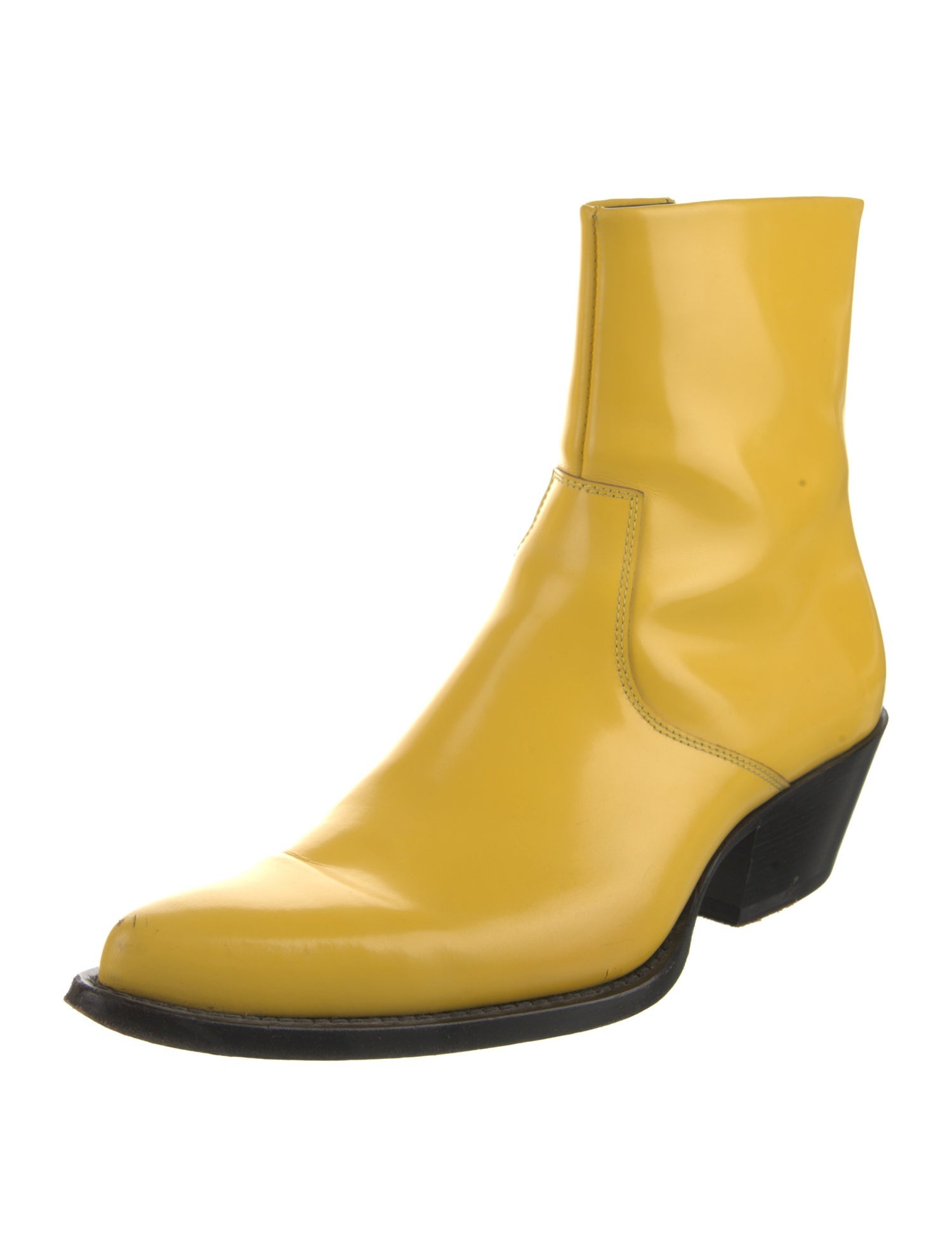 Calvin Klein 205W39NYC Patent Leather Western Boots