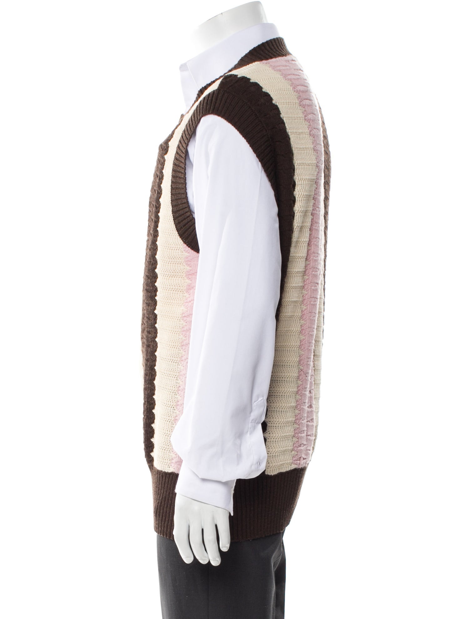 Calvin Klein 205W39NYC 2018 Striped Sweater Vest