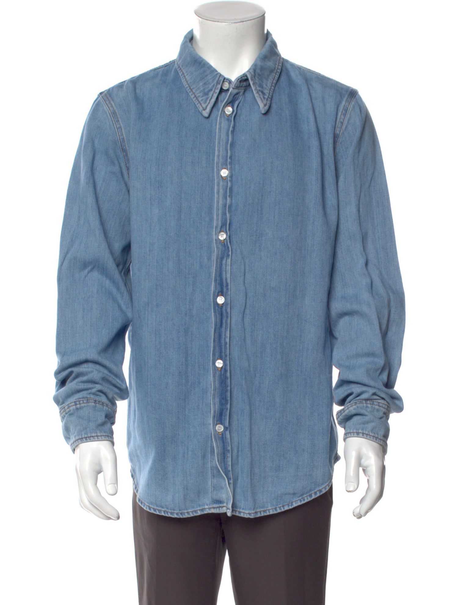 Calvin Klein 205W39NYC Long Sleeve Denim Shirt