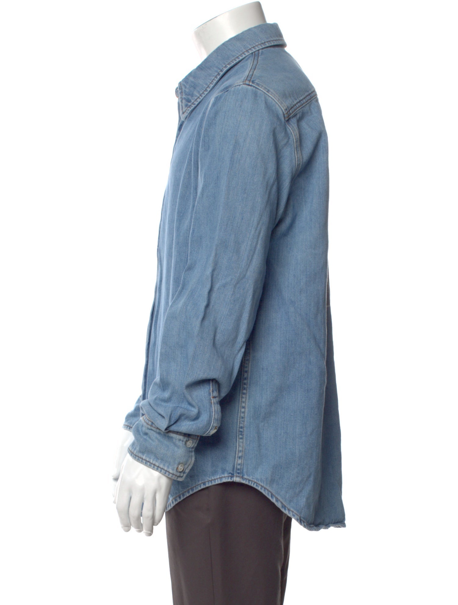 Calvin Klein 205W39NYC Long Sleeve Denim Shirt