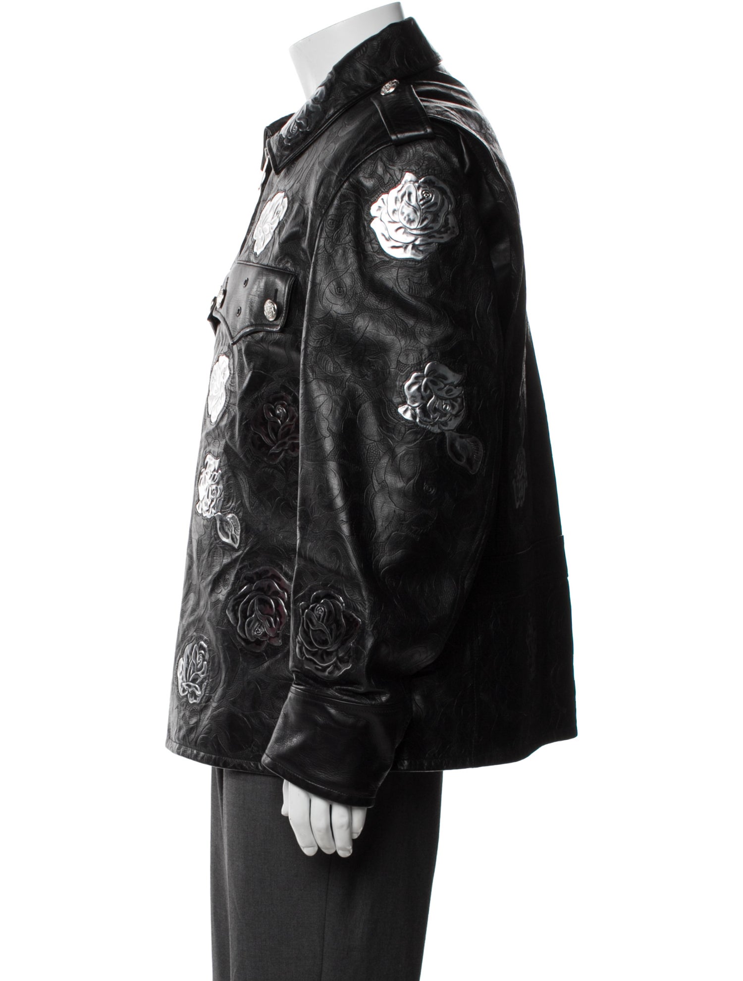 Calvin Klein 205W39NYC 2017 Rose Metal Applique Jacket