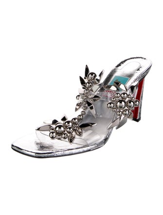 Christian Louboutin x MARVEL PVC Patterned Slides