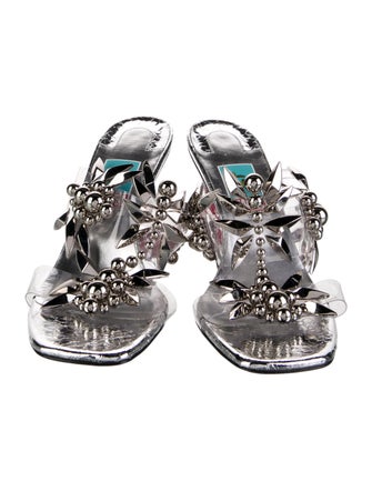 Christian Louboutin x MARVEL PVC Patterned Slides