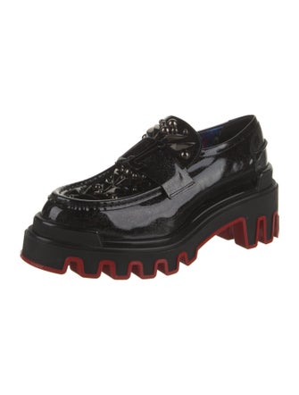 Christian Louboutin x MARVEL Patent Leather Studded Accents Oxfords