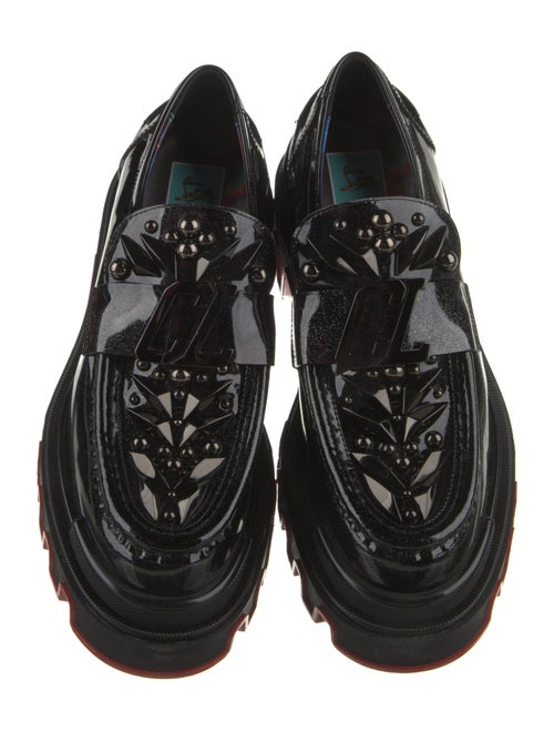 Christian Louboutin x MARVEL Patent Leather Studded Accents Oxfords