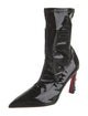 Christian Louboutin x MARVEL Patent Leather Crystal Embellishments Sock Boots