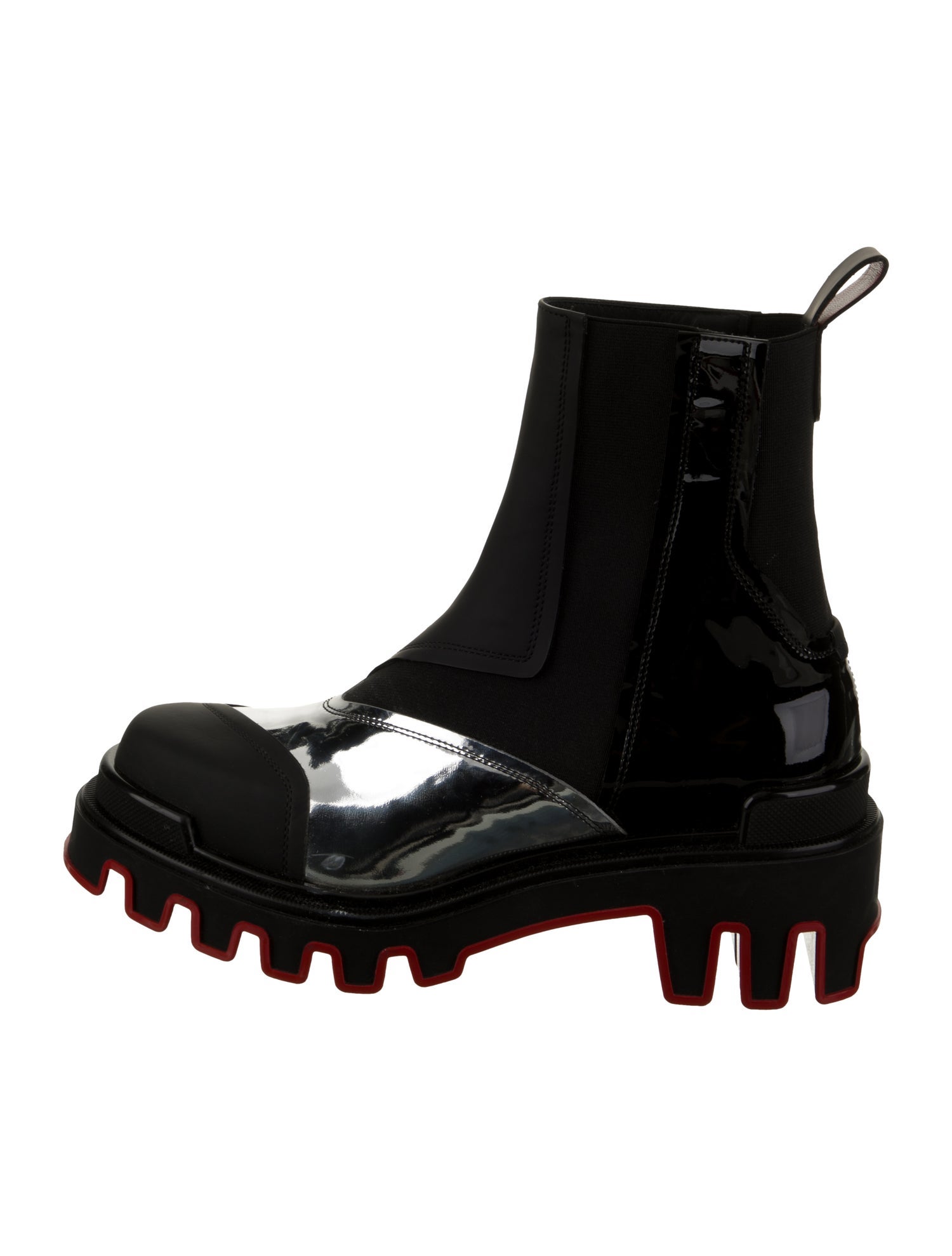 Christian Louboutin x MARVEL Leather Chelsea Boots